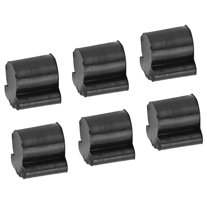 7 Stuks Hoorn Zuiger Rubberen Pad Geluidsbestendig Roterende Klep voor Euphonium Tuba met Stapel Klein gray