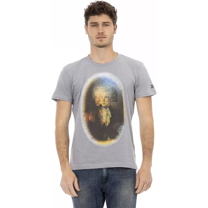 Trussardi Action Grijze Katoenen Heren T-Shirt