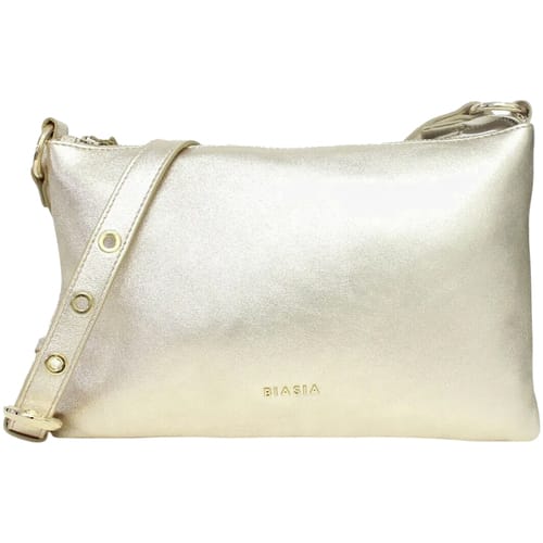 BIASIA Leren schoudertas Flat Crossbag Oro goudkleurig