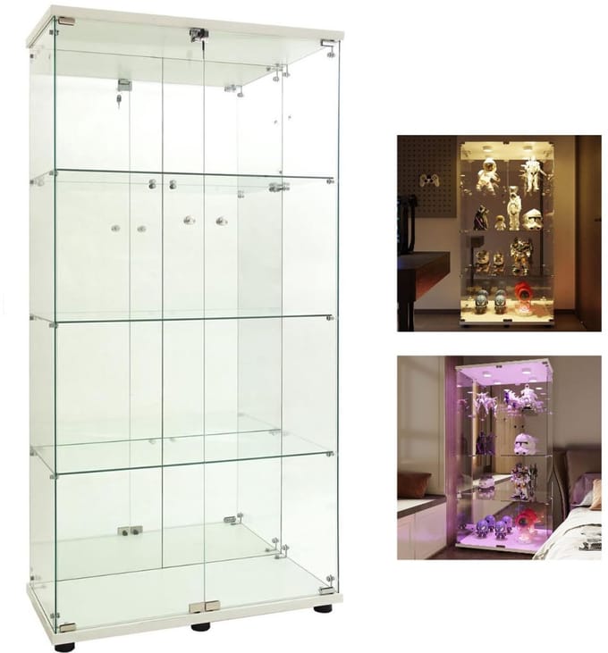 Vitrinekast met Glas - Vitrinekasten Woonkamer - Transparaant