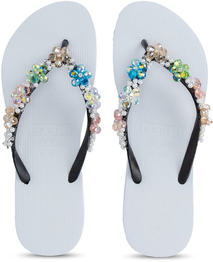 Uzurii | Teenslippers | Dames | Wit | Maat 39/40