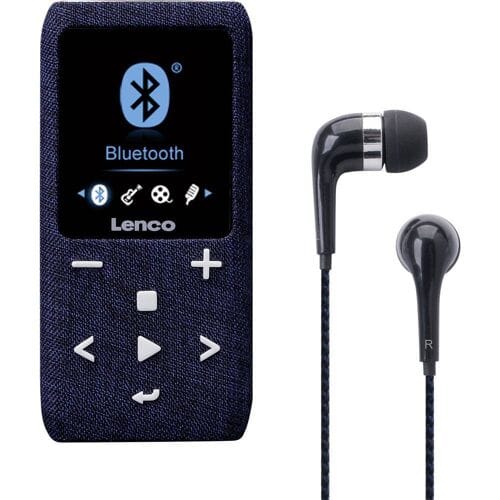 Lenco Xemio-861BK - MP3/MP4 Player with Bluetooth® 8GB Micro SD Card - Black - 8 GB