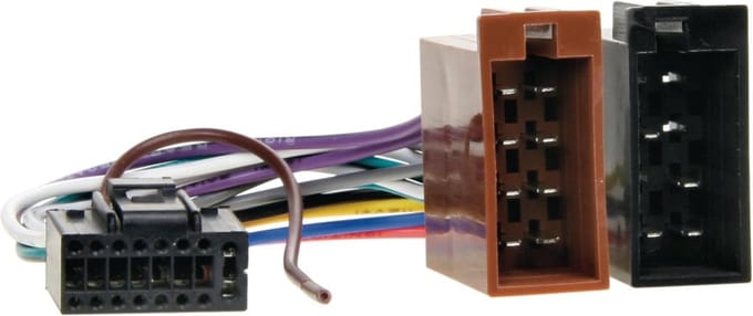 Radio Aansluitkabel - ISO KENWOOD 16 PINS original behuizing