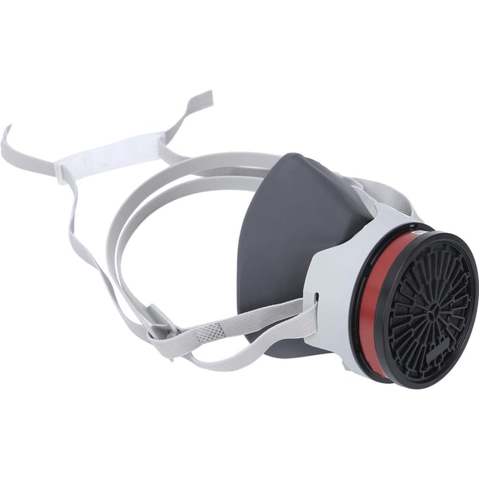 Rubberen AntiToxisch Gezichtsmasker met Nr.3 Filterdoos Gasbescherming Lichtgewicht Multifunctioneel gray