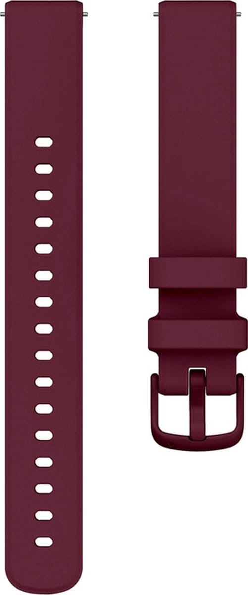 Siliconen bandje - geschikt voor Garmin Lily 2 - bordeauxrood