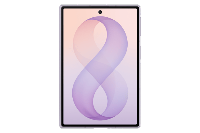 Originele Clear Case voor de Samsung Galaxy Z Fold 8 - Transparant