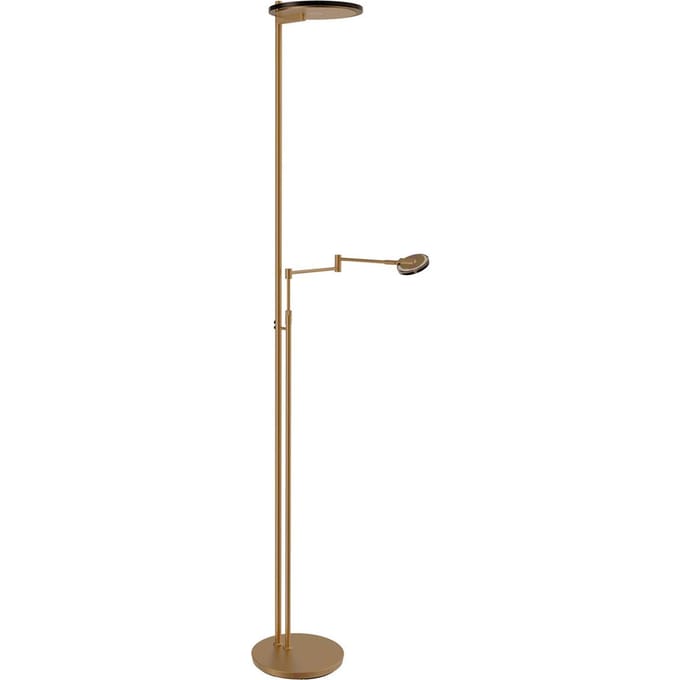 Vloerlamp - brons - Turound - kunststof metaal - Ø 55cm - LED - 2663BR - Steinhauer Exclusive