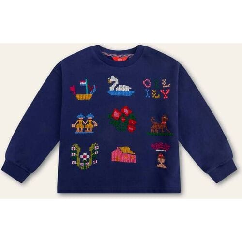 Oilily Hak Sweater- maat110/5yr Patriot Blauw