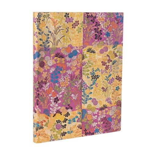 Paperblanks cahier, kara-ori pink, softcover flexi, formaat ultra, blanco
