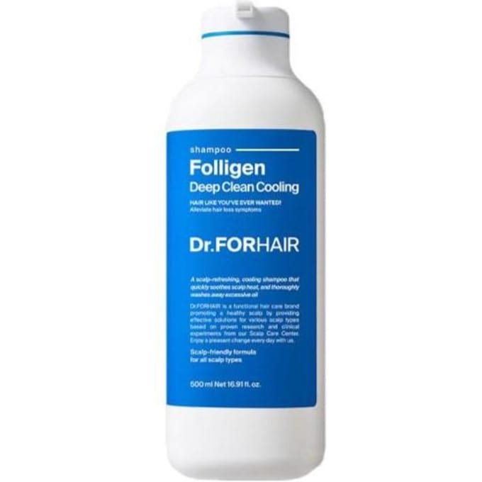 [Dr.ForHair] Folligen Shampooing rafraîchissant Deep Clean 500 ml blue