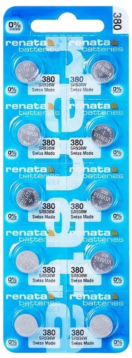 RENATA - Horlogebatterijen - Watch 380 - 10 stuks