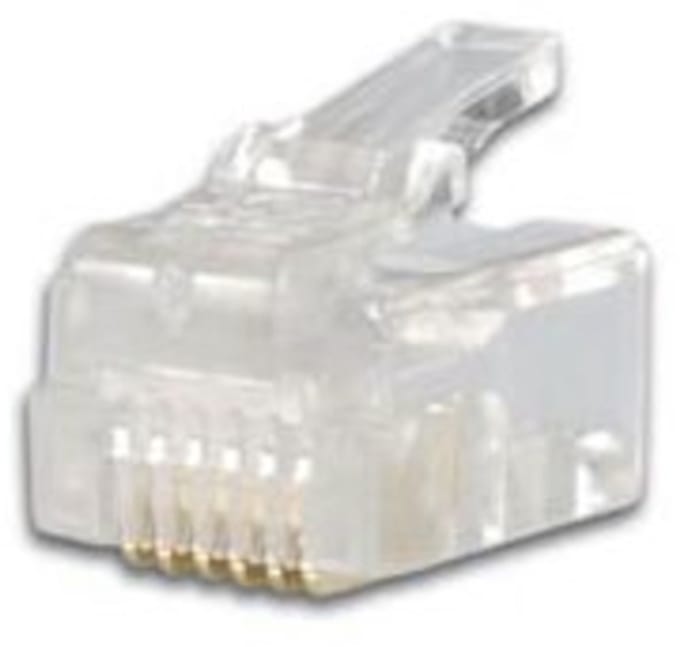 Velleman RJ12 (6P6C) connector pluggen 25 stuks