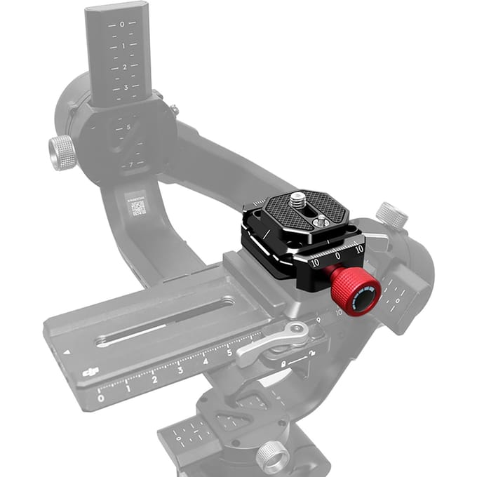 Snelkoppelingsklem Adapterset met Snelkoppelingsplaat Arca Swiss met 1 4 & 3 8 Inch Schroefgat Aluminiumlegering voor zwart