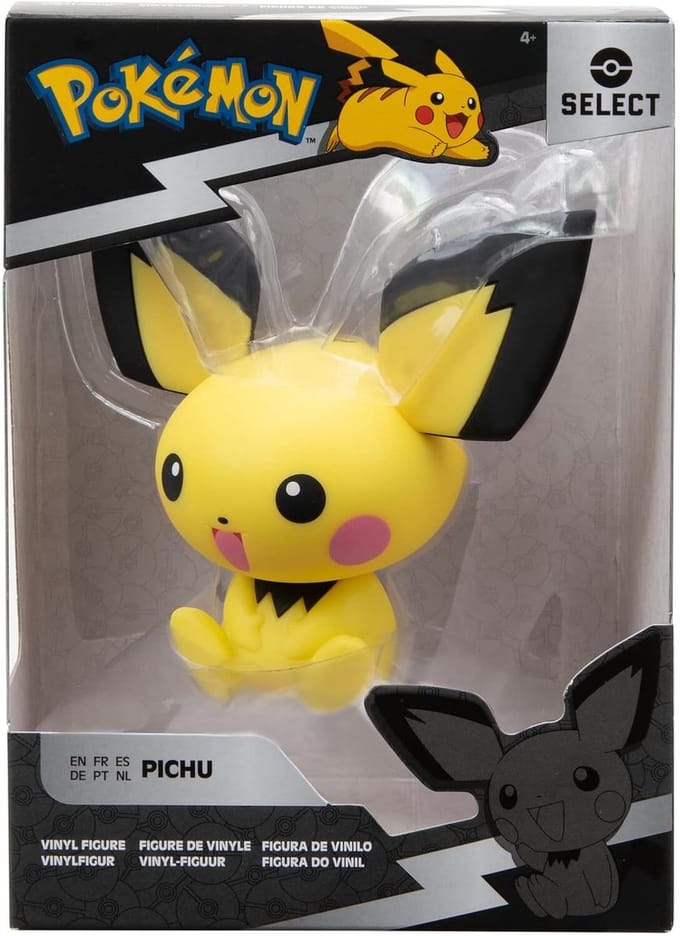 Jazwares Pokémon Select Vinyl Figure Pichu 10 cm Beeld