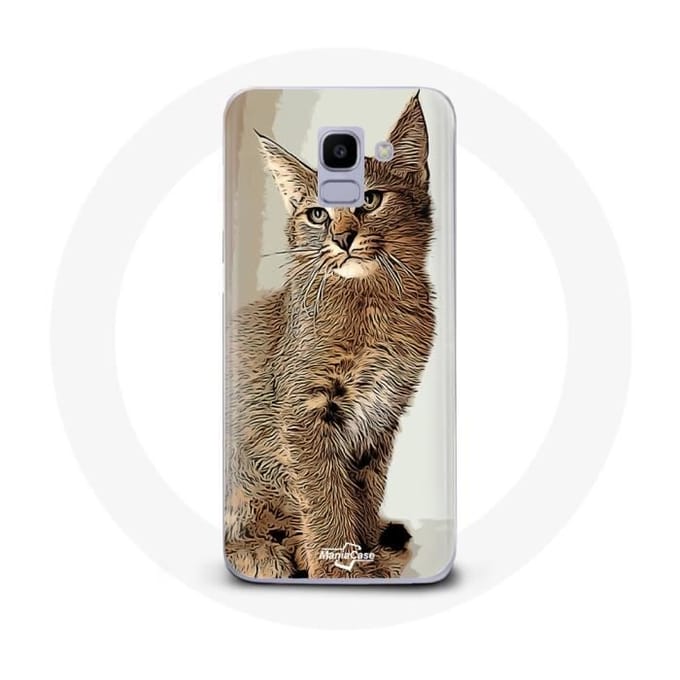 Case voor Samsung Galaxy A6 2018 Siamese kattenras