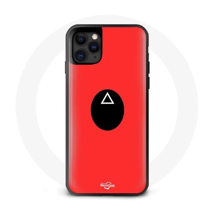 Coque Iphone 11 pro max Squid Game Mask triangle