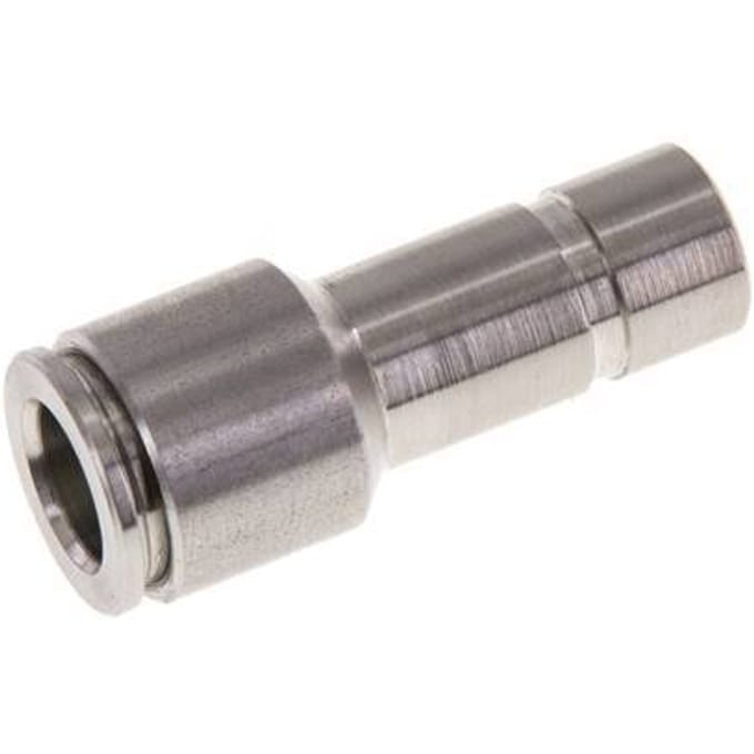 8mm x 10mm RVS Insteekfitting Plug FKM
