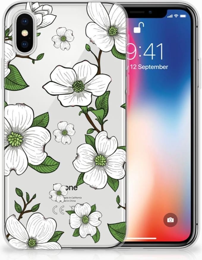 Apple iPhone X | Xs TPU Case Dogwood Flowers