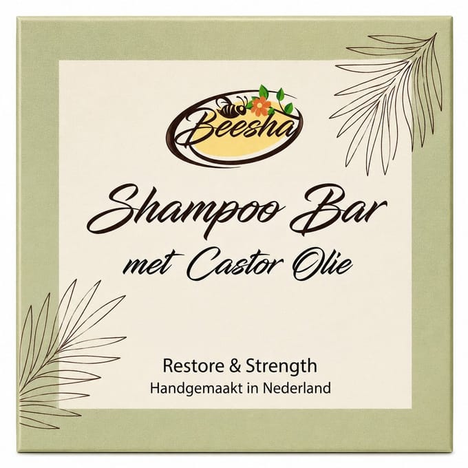 Beesha - Shampoo Bar Restore & Strength - Vegan - Sulfaatvrij - Parabeenvrij - CG Proof