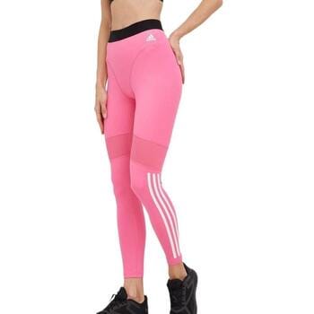 Dameslegging 7/8 met print en 3 strepen adidas Hyperglam