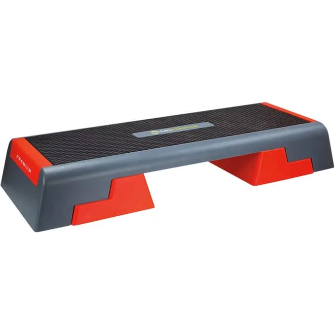 HMS Premium Aerobic Step - Zwart/Rood