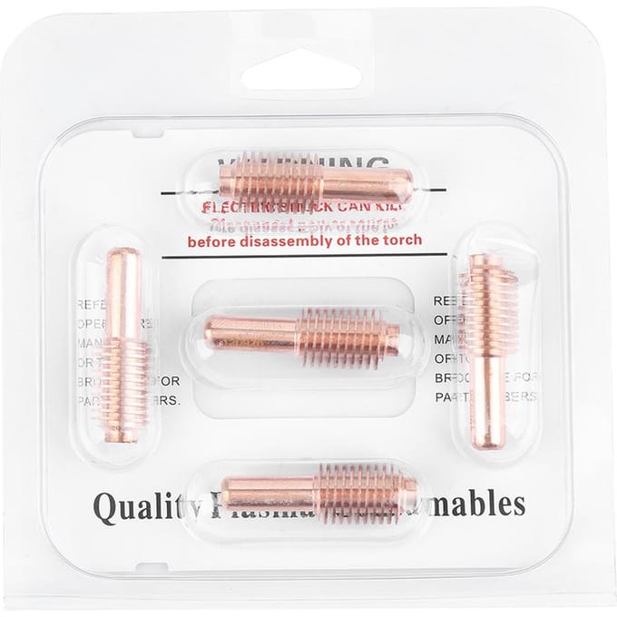 5 pièces Électrodes Consommables pour Coupeur Plasma 120926 pour Machine de Coupe MAX1250