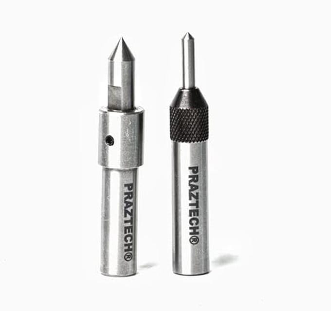 Set van 2 Spring Center Tap Guide Tools voor Nauwkeurig Tappen