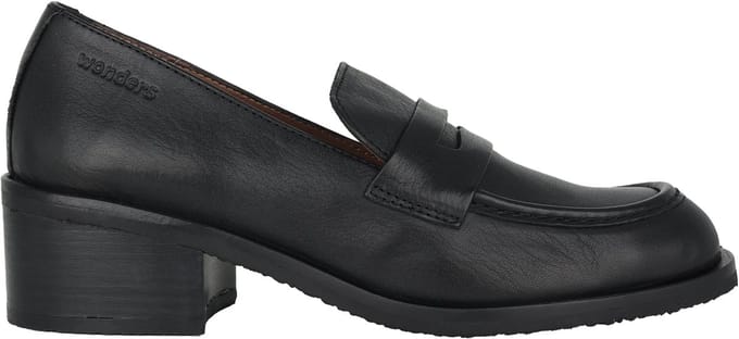 Wonders Crep 1 - dames instapper - Zwart - maat 42 (EU) 9 (UK)