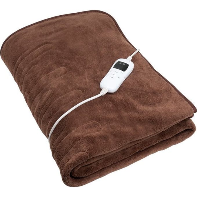 Monzana Elektrisch Deken - 10 Temperatuurstanden 180x130cm - Bruin
