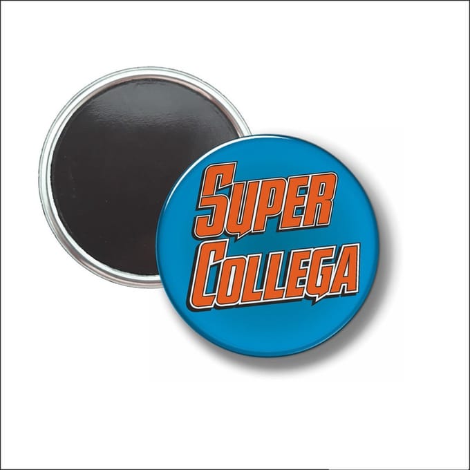 Button Met Magneet 58 MM - Super Collega - NIET VOOR KLEDING