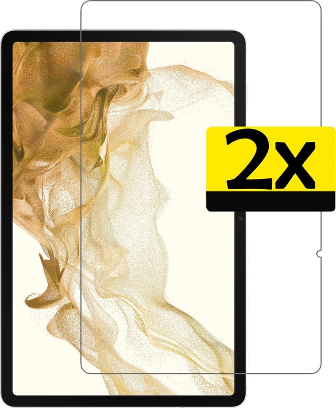 Screenprotector - Geschikt voor Samsung Galaxy Tab S8 Plus - 2 Stuks - Extra Sterk - Beschermglas - Gehard Glas - Tempered Glass - Screen Protector
