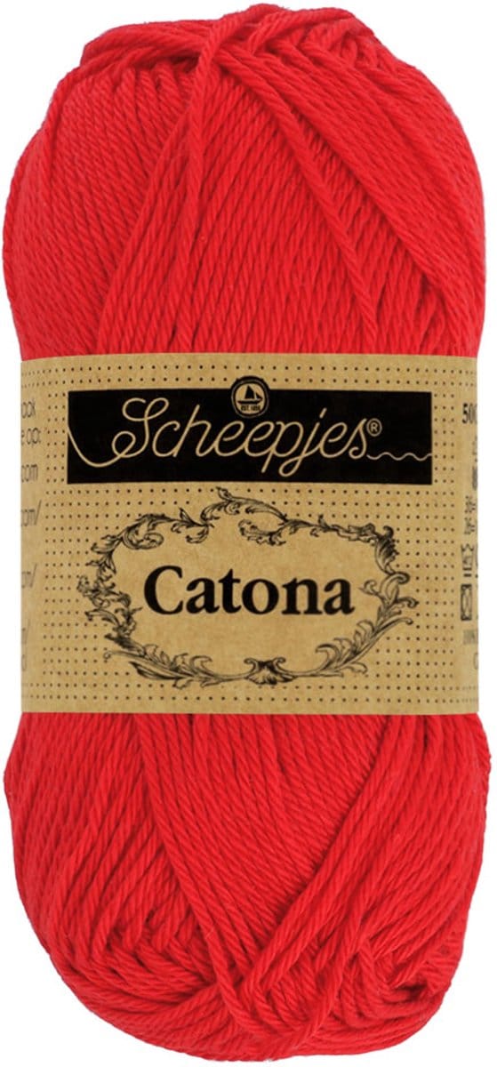 Scheepjes Catona 25gr - 115 Hot Red