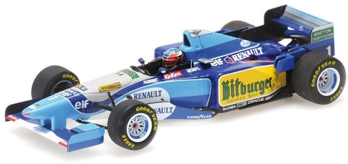 Benetton Renault B195, Schumacher, Winner Pacific GP 1995, W.C. - 1:43 - Minichamps