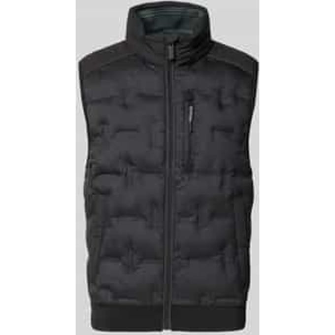 Tom Tailor - Bodywarmer - Heren - L - Zwart - Polyester - 1050929