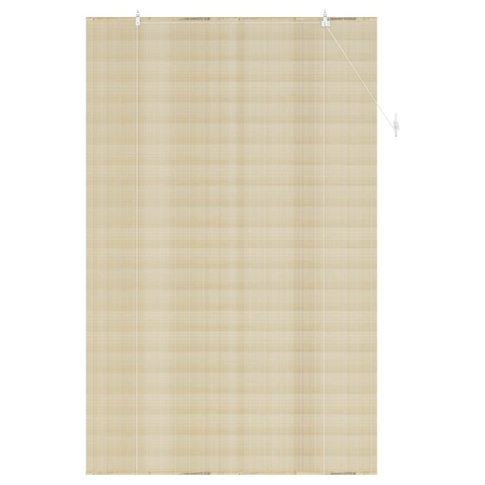 vidaXL - Rolgordijn - Naturel - 130 - x - 220 - cm - Bamboe