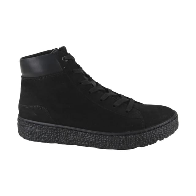 Hartjes Nub Mid Sneaker Sneakers - Suède - Dames - Zwart - Maat 41