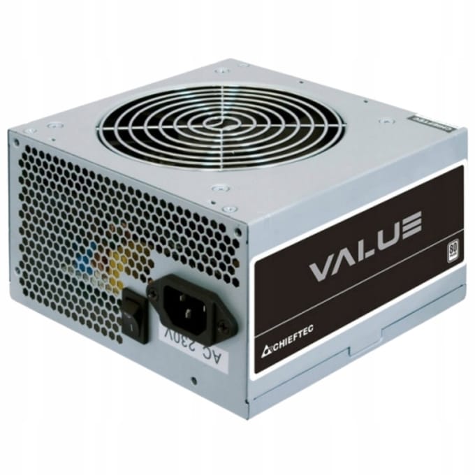 Chieftec VALUE SERIES Voeding - 400 Watt - 120 mm - ATX 2.3 - 80 Plus 80 PLUS