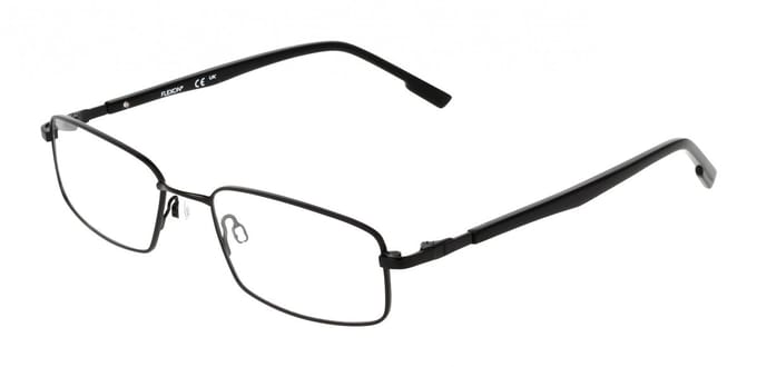 Flexon FLEXON H6087 Matte black 57/18/150 MAN Brilmonturen