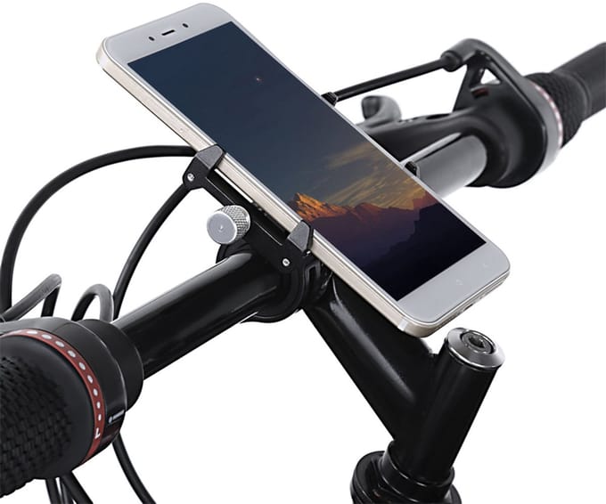 GUB G85 Stevige Telefoonhouder voor de Fiets / Racefiets Zwart