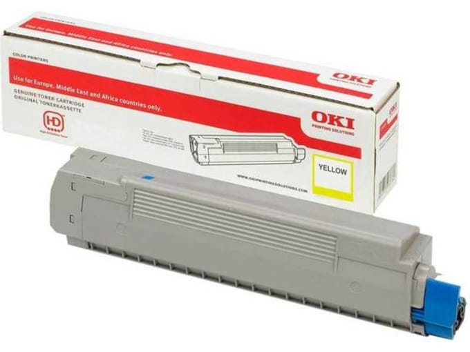 OKI 46490401 toner cartridge geel (origineel)