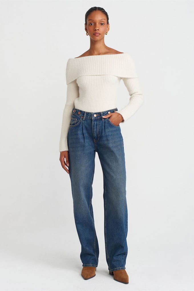Hoge Taille Wijde Jeans