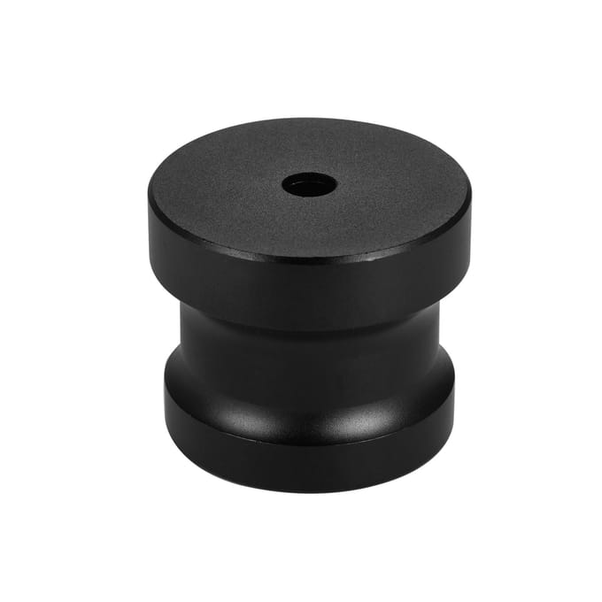 Anself Scheermeshouder voor heren, aluminium mini-scheerbasis, scheerhulpmiddel zwart
