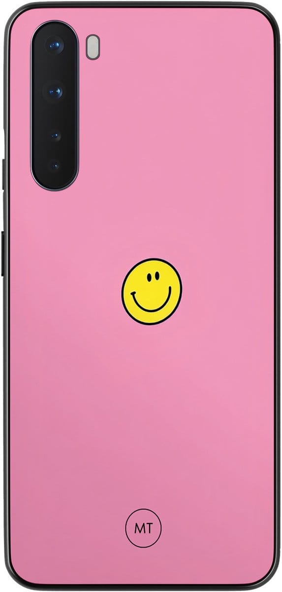 OnePlus Nord hoesje - Pink smiley