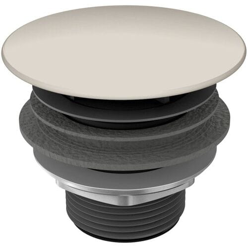 Kaldewei permanent drain valve, round lid 9058000001