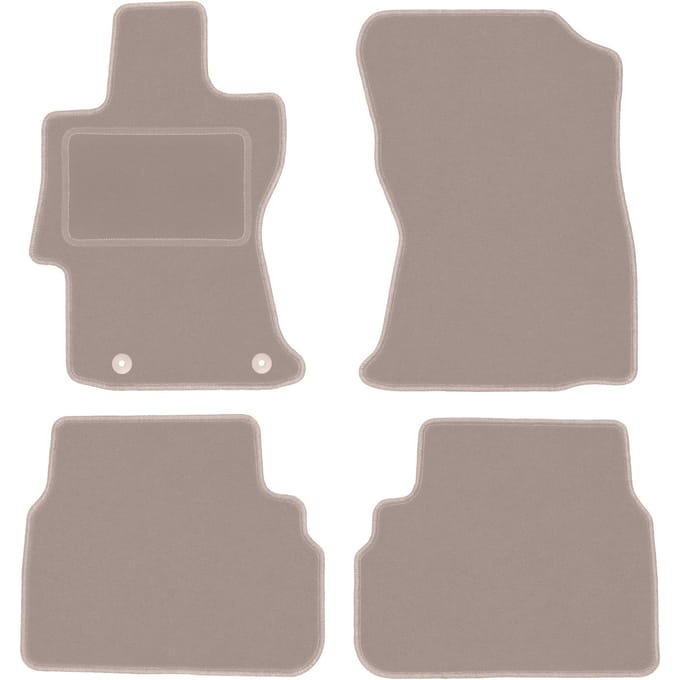 Beige veloursmatten voor: Subaru XV II SUV (2019-)
