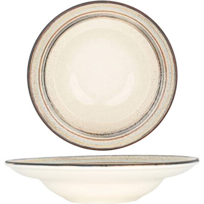 Bonna Pastabord - Cortado - Porselein - 27 cm (400cc) - set van 2