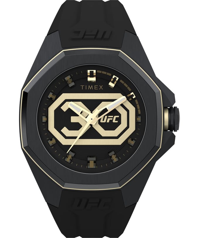 Timex UFC Pro TW2V90200 Horloge - Siliconen - Zwart - Ø 45 mm