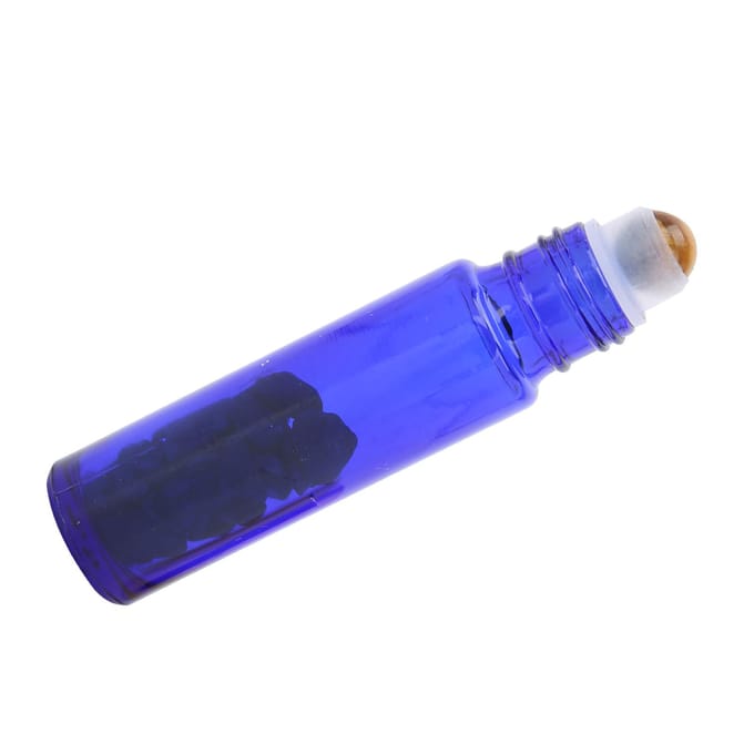 Glazen Rollerfles 10ml Inhoud Essentiële Olie Rollerfles Bewaarcontainer FlesDonkerblauw