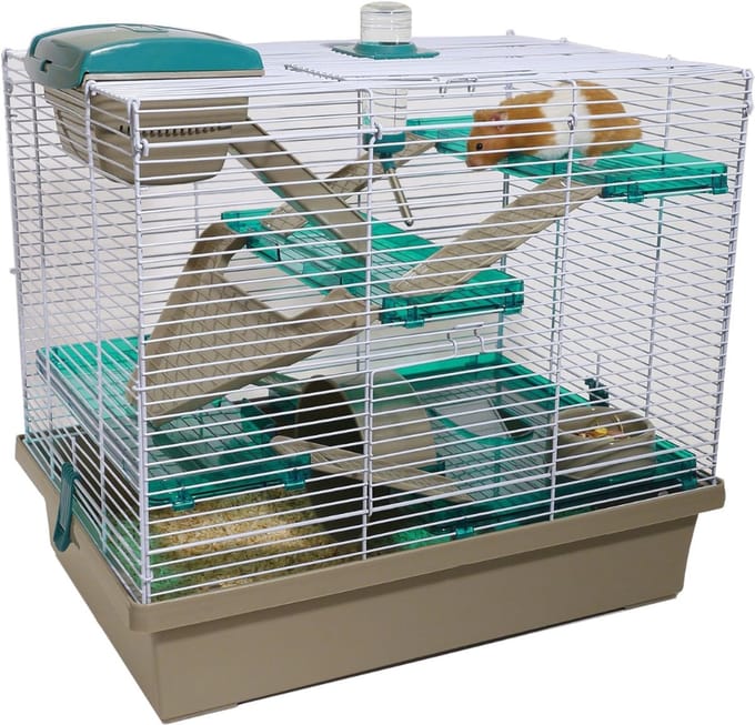 SCH® Hamsterkooi - Grijs - 36cm x 50cm x 45cm