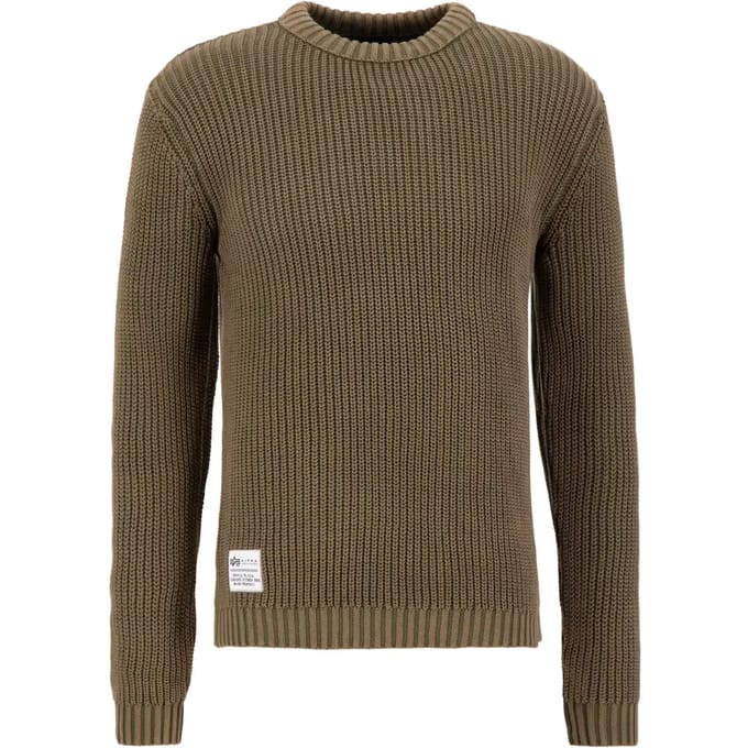 Gebreide pullover met labeldetail, model 'Acid'